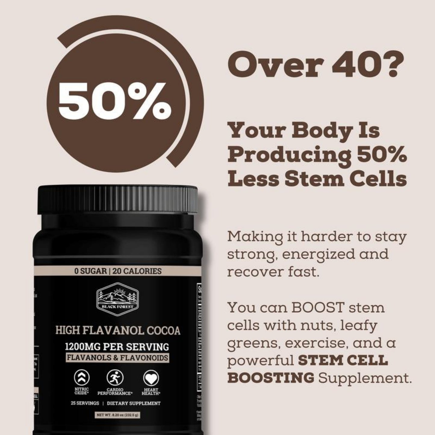 High Flavanol Cocoa Blend